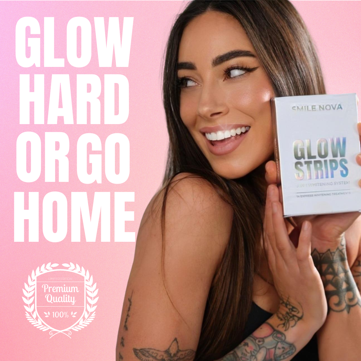 3-in-1 Teeth Whitening Kit, 14 Whitening Treatments + Post Whitening Enamel Care Toothpaste