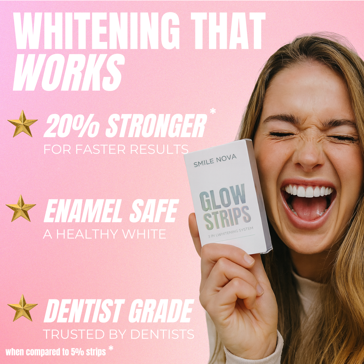 Glow Strips™ 3-in-1 Teeth Whitening Kit