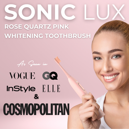 Sonic Lux™ Rose Quartz Pink Electric Toothbrush
