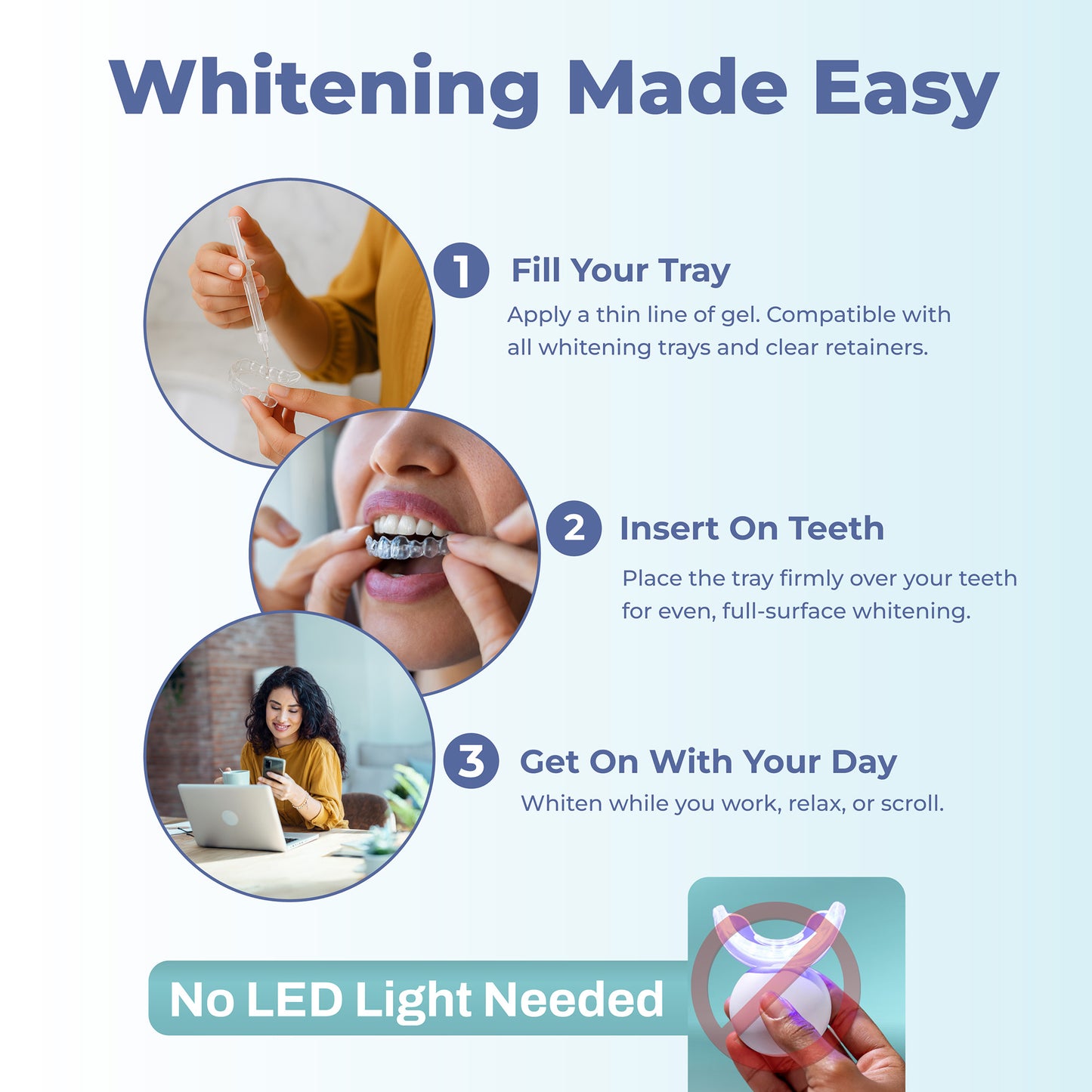 Smile Nova™ Advanced White Teeth Whitening Gel Refill Pack | 3X 10 mL Dental-Grade Gel Syringes | 60 Treatments, Professional 35% Carbamide Peroxide, | Restore+ Nano-Hydroxyapatite Toothpaste